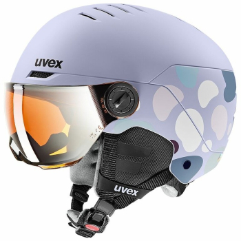 Uvex Skihelm rocket jr visor Lawenda