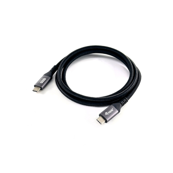 Equip Kabel USB-C4.0->C Gen3     PD240W St/St  2.00m schwarz