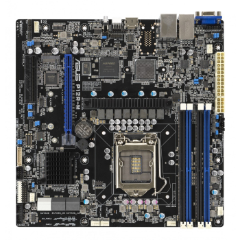 Płyta Serwerowa ASUS P12R-M LGA-1200,C252, 4*DIMM, 1*PCIe x8 slot, 1*PCIe 16 slot, 6*SATA ports, 1*M2, 2 x Intel® I210AT + 1 x Mgmt LAN, MICROATX