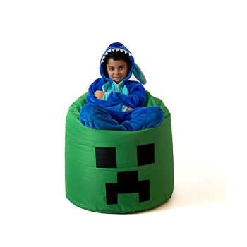 Pufa worek sako MINECRAFT zielony XXL 110x90