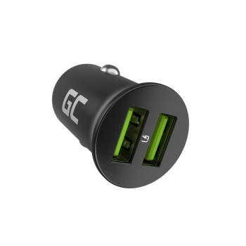 GREEN CELL ŁADOWARKA SAMOCHODOWA GC POWERRIDE NANO36 36W 6A 2X USB-A