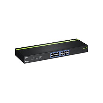 Przełącznik TRENDnet 16 portów Gbit 19" metalowy