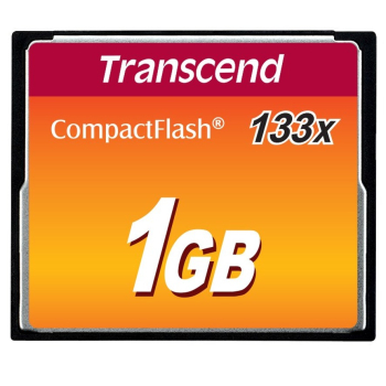 Transcend 1 GB CF 133x Karta pamięci CompactFlash MLC