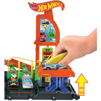 Mattel Hot Wheels City Superstacja ładowania samochodów HTN79