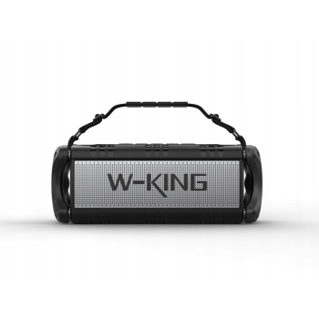 Głośnik bezprzewodowy Bluetooth W-KING D8 czarno -srebrny