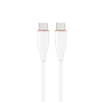 GEMBIRD KABEL USB TYP-C POWER DELIVERY (PD) 60 W, "PREMIUM SILICON", OPLOT SILIKONOWY, 1.5 M, BIAŁY