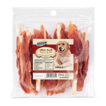 HILTON Pierś z kaczki na patyku - gryzak dla psa - 500 g