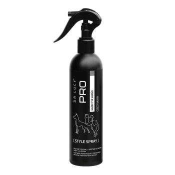 DR LUCY - PRO STYLE SPRAY - REGENERUJĄCA ODŻYWKA Z PROTEINAMI PSZENICY I JEDWABIEM DLA PSÓW