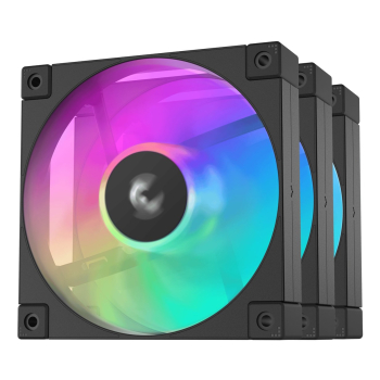 Deepcool R-FD12-BKAPN3-G ARGB-3 IN 1 Performance 120mm Fan Black 3-Pack