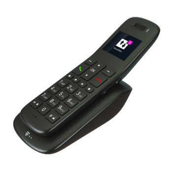 Telefon bezprzewodowy DECT/GAP/CAT-iq Deutsch Telekom Speedphone 32 Heban