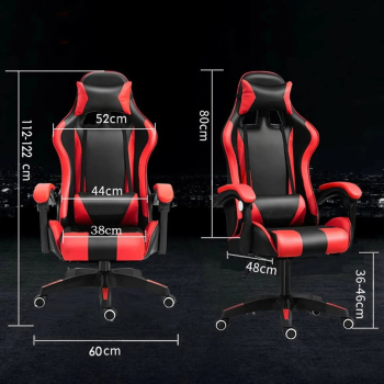 Extralink Gaming | Fotel gamingowy | biurowy, obrotowy, kubełkowy, czarno-czerwony, G-522