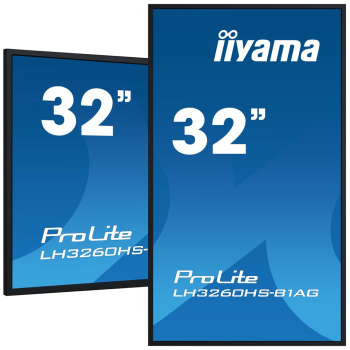 iiyama LH3260HS-B1AG signage display Cyfrowa tablica A 80 cm (31.5") LED Wi-Fi 500 cd/m2 Full HD Czarny Procesor wbudowany Android 11 24/7