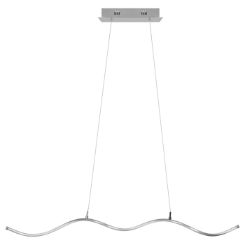 Lampa sufitowa LED Activejet AJE-SARA, srebrna, światło neutralne białe, 1690 lm.