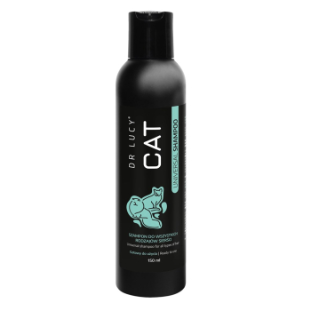 DR LUCY - CAT VOLUME SHAMPOO 150 ML SKONCENTROWANY, SZAMPON ZWIĘKSZAJĄCY OBJĘTOŚĆ DLA KOTÓW O DŁUGIEJ SIERŚCI