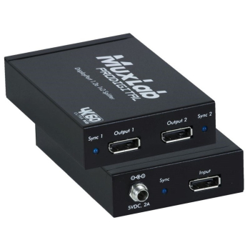 MUXLAB SPLITTER DISPLAYPORT 1.2A 1X2 HUB, MST (500506)