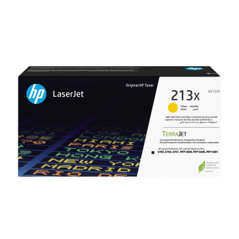 HP Oryginalnym wkładem z żółtym tonerem o wysokiej wydajności 213X LaserJet