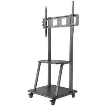 Stojak mobilny TV 37-100" do 150kg regulowany 2 półki