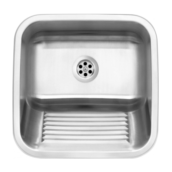 DEANTE ZLEWOZMYWAK GOSPODARCZY 1-KOMOROWY WPUSZCZANY LUB MOCOWANY DO ŚCIANY (ZYK_010A)