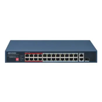 Przełącznik POE 24 portów Hikvision DS-3E0326P-E/M(C) Fast Ethernet Unmanaged