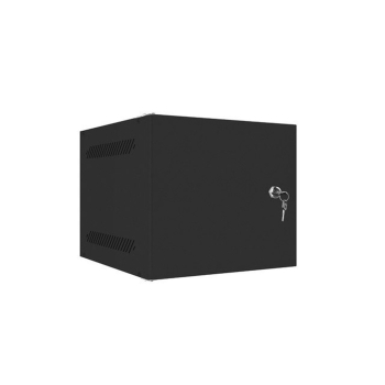 LANBERG SZAFA WISZĄCA RACK 10" 4U 280X310 CZARNA, DRZWI METALOWE (FLAT PACK) WF10-2304-00B