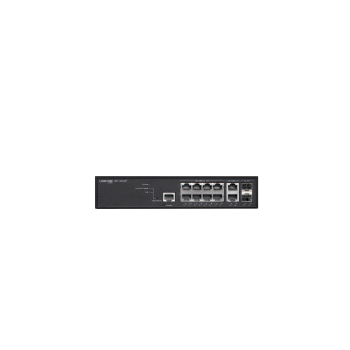 GS-2412P Zarządzany L2+ Gigabit Ethernet (10/100/1000) Obsługa PoE Czarny