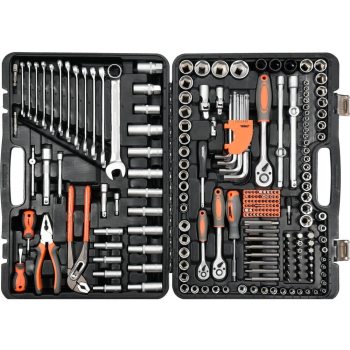 Zestaw kluczy 225 elementów 1/2"/3/8"/1/4" STHOR 58693