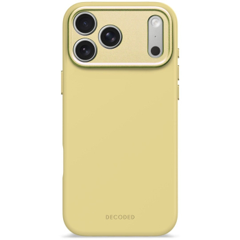 Decoded Silicone Backcover Apple iPhone 17 Pro Max Yuma Yellow pokrowiec na telefon komórkowy 17,5 cm (6.9") Żółty