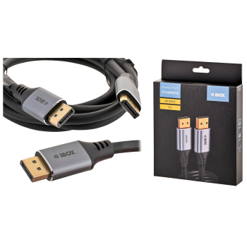 Kabel DisplayPort 4k60Hz złota wtyczka 3m