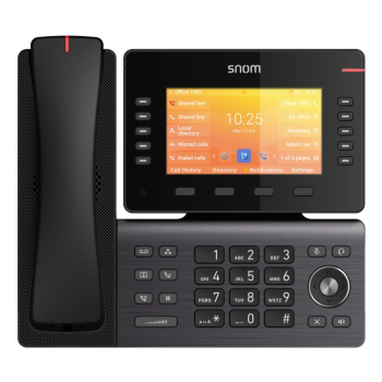 Snom D892M telefon VoIP Czarny TFT Wi-Fi