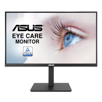 ASUS VA27AQ Eye Care Monitor – 27-inch, IPS, QHD, 99% sRGB, Frameless, HDMI, DisplayPort, VGA, 1ms MPRT, Stereo Speakers, Low Blue Light, Flicker Free