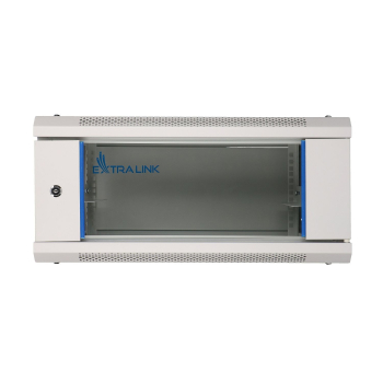 Extralink Szafa rack 4U 600x450 Szara montowana na ścianie