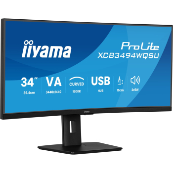 Monitor iiyama XCB3494WQSU-B1 34" - Płaski ekran - 86,4 cm