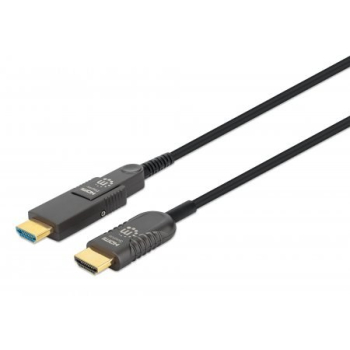 MANHATTAN HDMI LWL Stecker-Stecker/MicroHDMI St 4K@60Hz 20m