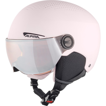 Kask narciarski ALPINA ZUPO VISOR Q-LITE ROSE 51-55 (OUTLET)