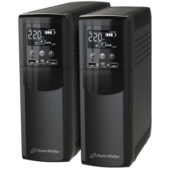 Zasilacz awaryjny UPS POWER WALKER VI 600 CSW FR (Desktop; 600VA)