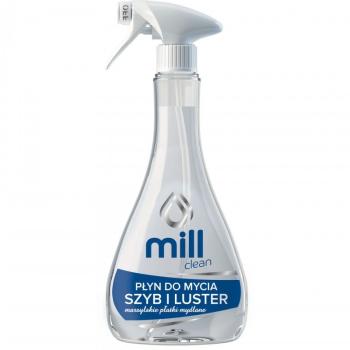 MILL CLEAN Płyn do mycia szyb i luster marsylskie płatki mydlane 555 ml
