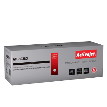 Activejet ATL-502NX Toner (zamiennik Lexmark 502X/50F2X00; Supreme; 10000 stron; czarny) - nowy chip