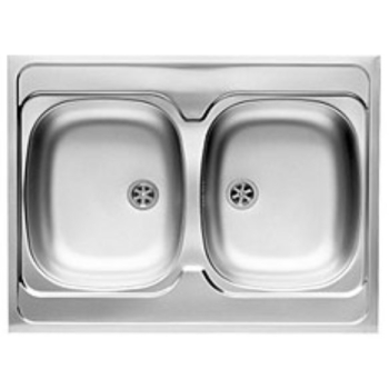 PYRAMIS 100107501 Zlew zamontowany na szczycie Prostokątny Stal nierdzewna