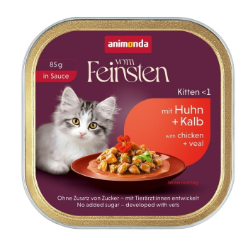 ANIMONDA VF Kitten in Sauce with chicken + veal 85g