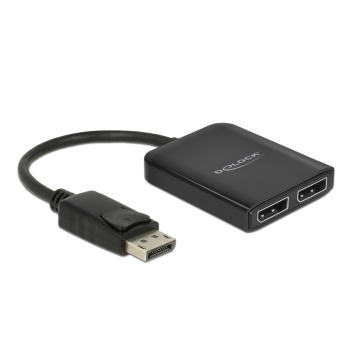 DeLOCK DisplayPort 1.4 Splitter 1 x DisplayPort w 2 x DisplayPort MST