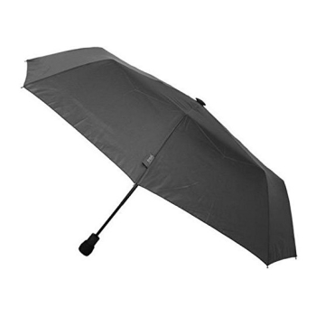 EuroSCHIRM light trek automatic Czarny Włókno szklane Poliester Kompaktowy Parasol przeciwdeszczowy