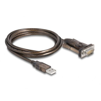 DELOCK Adapter USB2.0 Typ-A > 1x Seriell RS-232 D-Sub 9Pin S