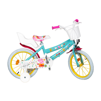 Toimsa-Rower dzieciecy 16" Swinka Peppa zielony