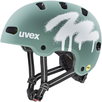 Kask rowerowy dziecięcy UVEX Kid 4 Style MIPS, green