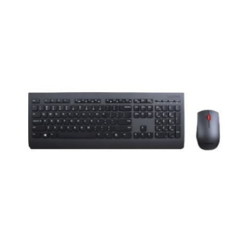 Lenovo Professional Wireless Keyboard and Mouse Combo - Niemiecki - Pełny rozmiar (100%) - Bezprzewodowy - RF Wireless - QWERTZ - Mysz w zestawie