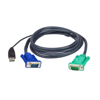Kabel ATEN 2L-5203U (3m; D-Sub (VGA) M - D-Sub (VGA) M; kolor czarny)