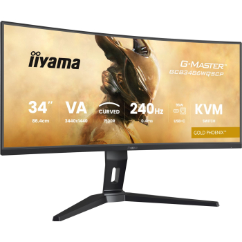 iiyama GCB3486WQSCP-B1 34" VA 3440x1440 500cd/m2 0,4ms 2xHDMI 2xDP USB