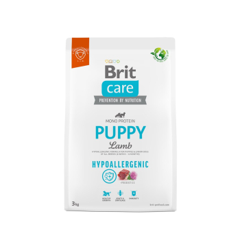 BRIT Care Hypoallergenic Puppy Lamb - sucha karma dla szczeniąt - 3 kg