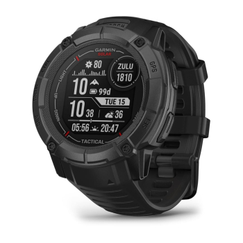 Zegarek sportowy Garmin Instinct 2X Solar Tactical Edition 50mm Czarny