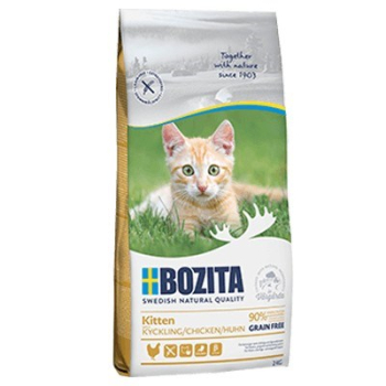 BOZITA Kitten Grain free Chicken - sucha karma dla kociąt - 10kg